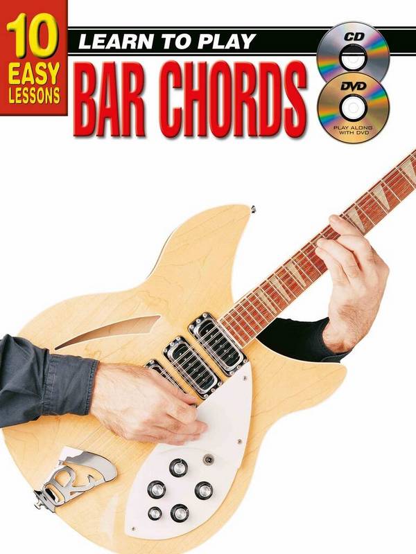 10 Easy Lessons - Learn To Play Bar Chords&nbsp;&nbsp;Guitar&nbsp;&nbsp;Book & Media-Online