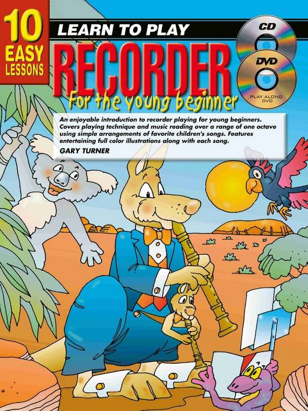 10 Easy Lessons - LTP Recorder for Young Beginners&nbsp;&nbsp;Recorder&nbsp;&nbsp;Book & Media-Online