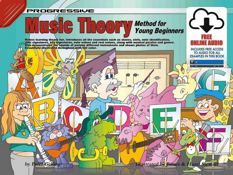 Progressive Theory Method for Young Beginners&nbsp;&nbsp;Theory&nbsp;&nbsp;Book & Audio-Online