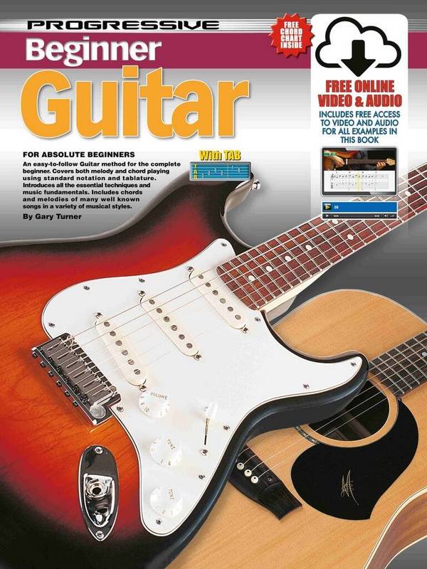 Progressive Beginner Guitar&nbsp;&nbsp;Guitar&nbsp;&nbsp;Book & Media-Online