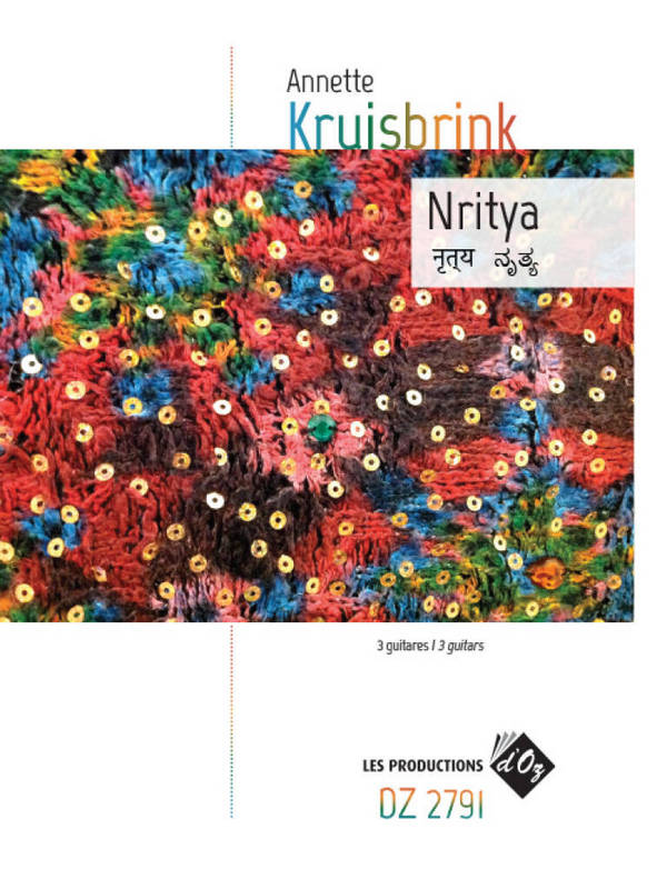 Nritya &nbsp;&nbsp;pour 3 guitares&nbsp;&nbsp;partition et parties