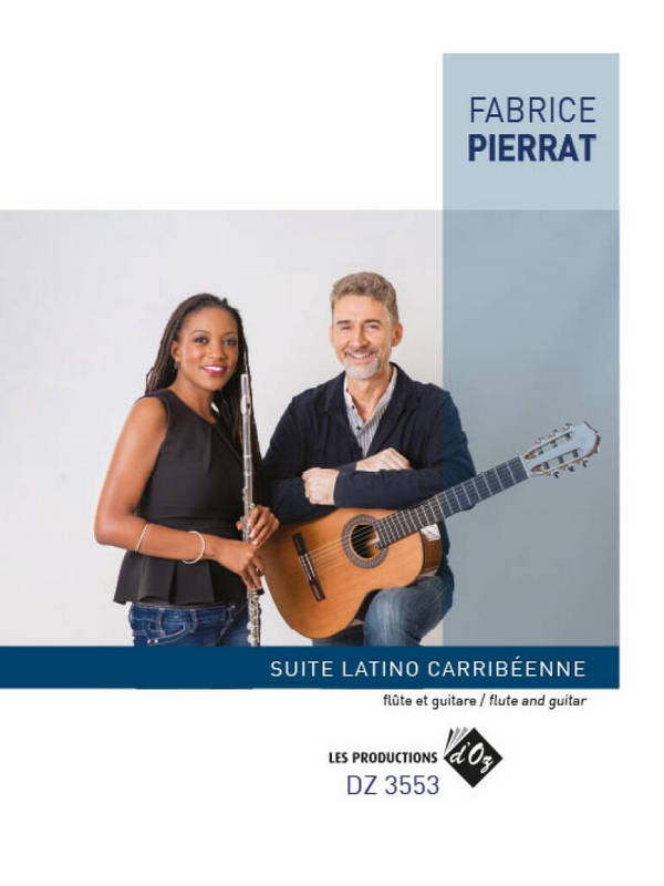 Suite Latino Carribéennne&nbsp;&nbsp;pour flute et guitare&nbsp;&nbsp;partition et parties
