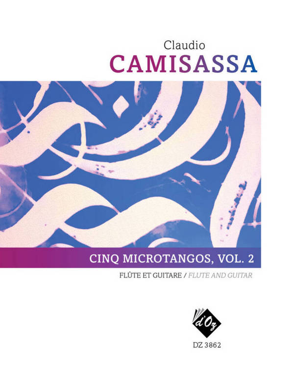 Cinq Microtangos Vol.2  &nbsp;&nbsp;pour flute et guitare&nbsp;&nbsp;partition et parties