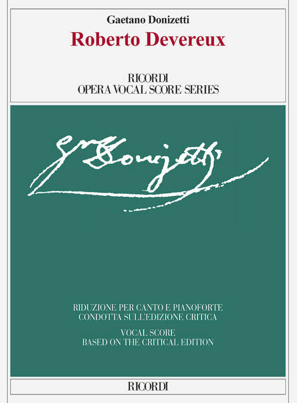 Roberto Devereux&nbsp;&nbsp; &nbsp;&nbsp;Vocal Score (it)