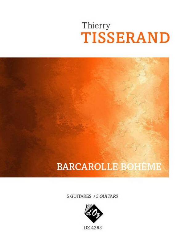 Barcarolle bohème&nbsp;&nbsp;Guitar Quintet&nbsp;&nbsp;Set Of Parts