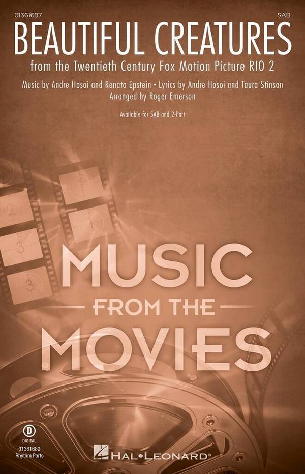 Beautiful Creatures&nbsp;&nbsp;SAB&nbsp;&nbsp;Choral Score