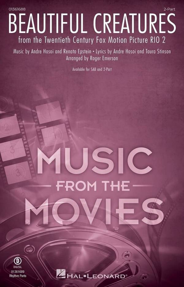 Beautiful Creatures&nbsp;&nbsp;2-Part Choir&nbsp;&nbsp;Choral Score