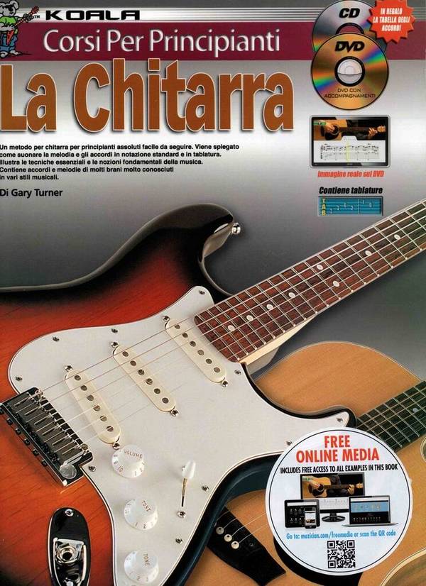 10 Facili Lezioni Imparate a Suonare La Chitarra&nbsp;&nbsp;Guitar&nbsp;&nbsp;Book & Media-Online