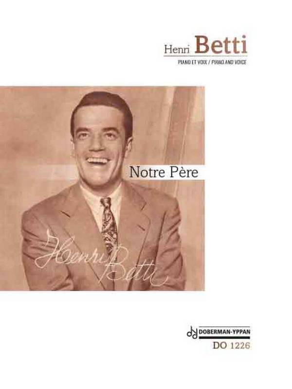 Notre Père  Vocal and Piano  Buch