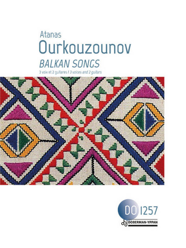 Balkan Songs&nbsp;&nbsp;Guitar Duet and 3 Voices&nbsp;&nbsp;Stimmensatz