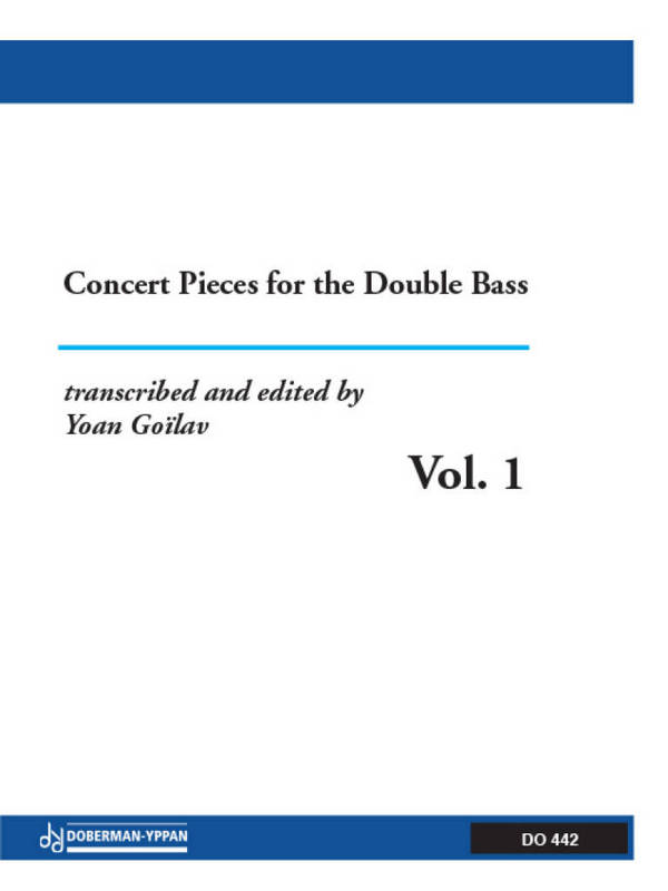Concert Pieces for the Double Bass, Vol. 1&nbsp;&nbsp;Double Bass and Piano&nbsp;&nbsp;Buch