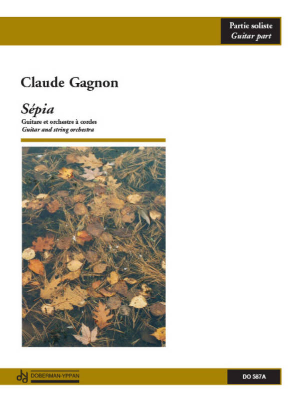 Sépia&nbsp;&nbsp;Guitar and Orchestra&nbsp;&nbsp;Einzelstimme