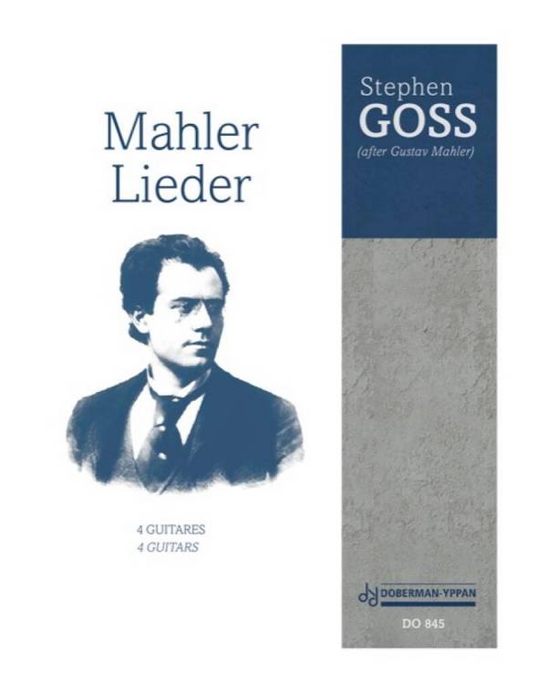 Mahler Lieder&nbsp;&nbsp;4 Guitars&nbsp;&nbsp;Partitur + Stimmen