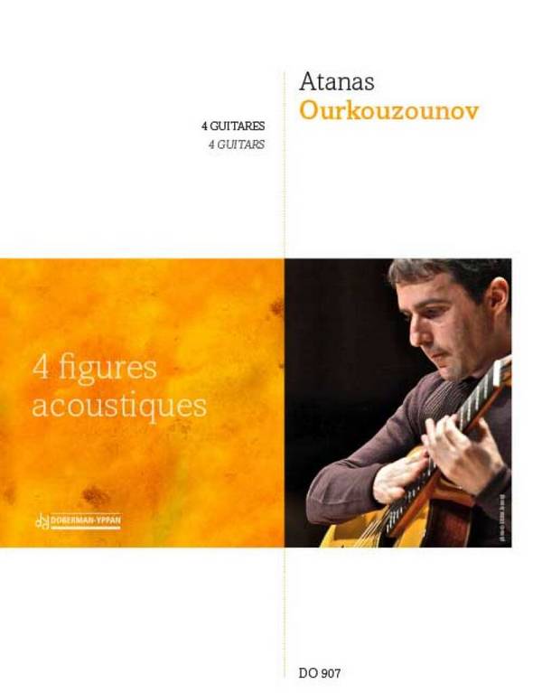4 figures acoustiques&nbsp;&nbsp;4 Guitars&nbsp;&nbsp;Partitur + Stimmen