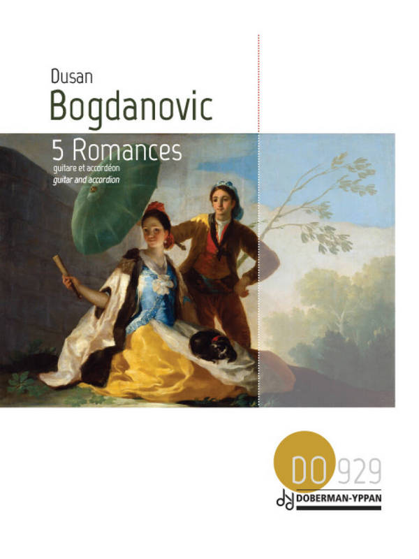 5 Romances&nbsp;&nbsp;Accordion and Guitar&nbsp;&nbsp;Buch