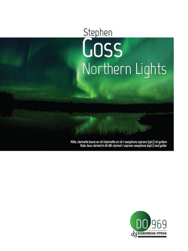 Northern Lights&nbsp;&nbsp;Flute, Clarinet and Guitar&nbsp;&nbsp;Partitur + Stimmen