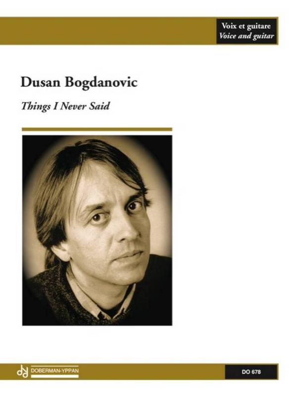 Things I Never Said&nbsp;&nbsp;Vocal and Guitar&nbsp;&nbsp;Buch