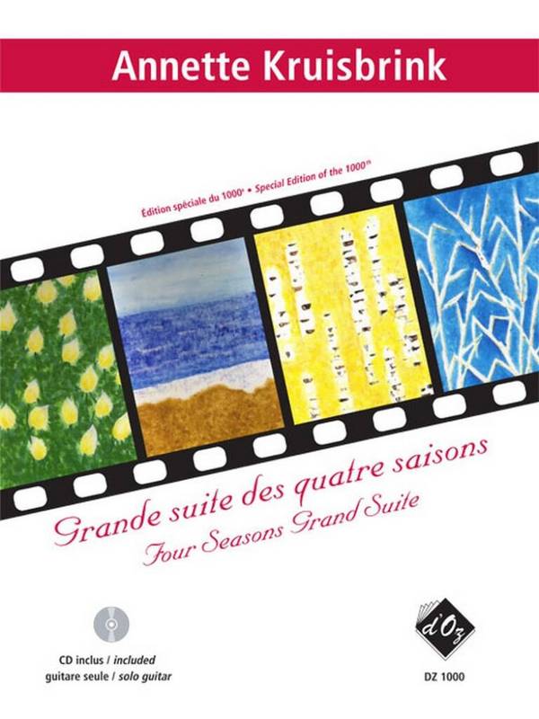 Grande suite des quatre saisons, Édition du 1000e&nbsp;&nbsp;Gitarre&nbsp;&nbsp;Buch und CD