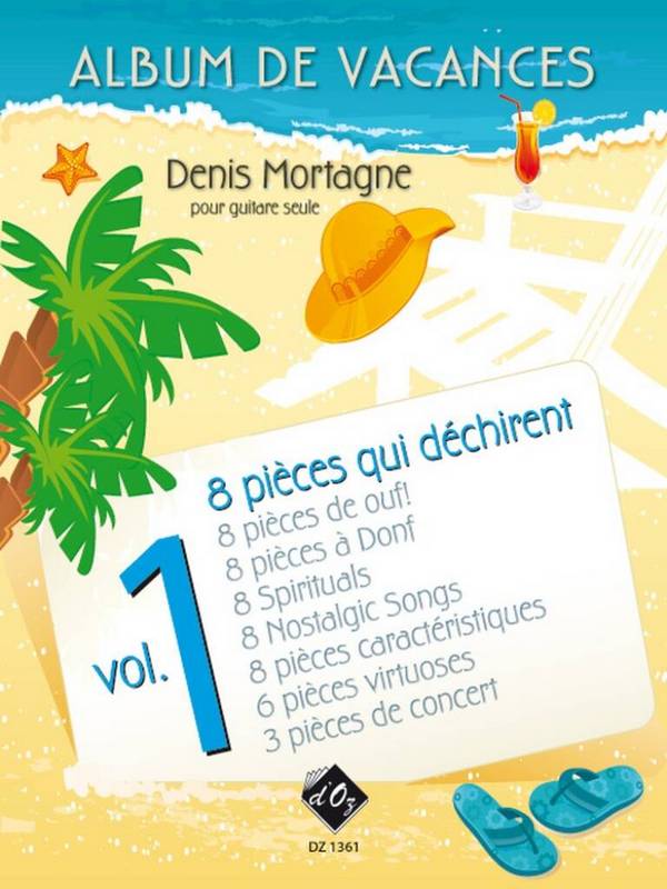 Album de vacances, vol. 1 / 8 pièces qui déchirent&nbsp;&nbsp;Gitarre&nbsp;&nbsp;Buch