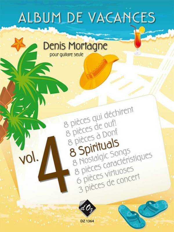Album de vacances, vol. 4 / 8 Spirituals&nbsp;&nbsp;Gitarre&nbsp;&nbsp;Buch