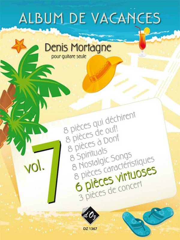 Album de vacances, vol. 7 / 6 Pièces virtuoses&nbsp;&nbsp;Gitarre&nbsp;&nbsp;Buch