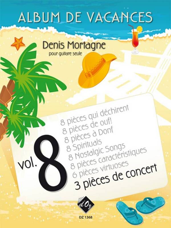 Album de vacances, vol. 8 / 3 Pièces de concert&nbsp;&nbsp;Gitarre&nbsp;&nbsp;Buch