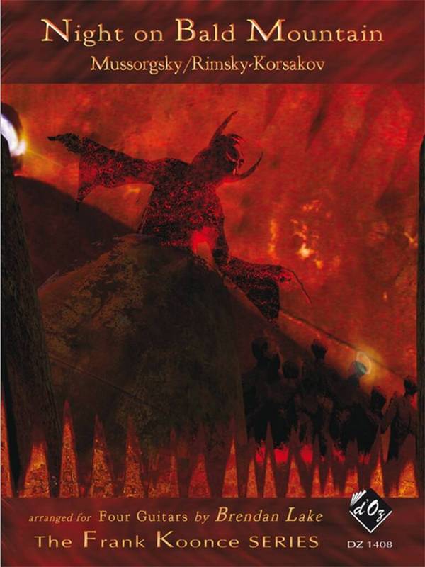 Night on Blad Mountain&nbsp;&nbsp;4 Guitars&nbsp;&nbsp;Partitur + Stimmen