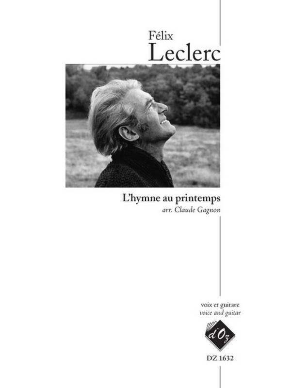 L'hymne au printemps  Vocal and Guitar  Buch
