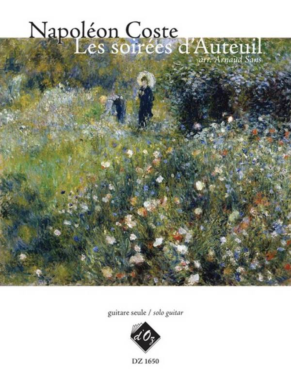 Les soirées d'Auteuil, opus 23  Gitarre  Buch