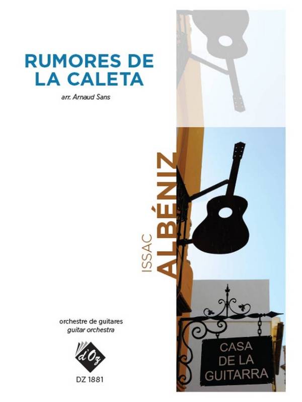 Rumores de la Caleta  Guitar Orchestra  Partitur + Stimmen