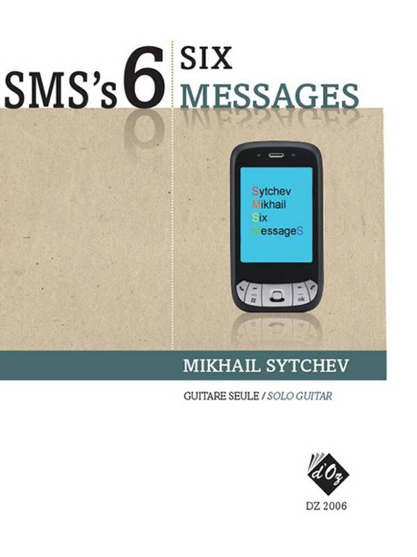 SMS's - Six Messages&nbsp;&nbsp;Gitarre&nbsp;&nbsp;Buch