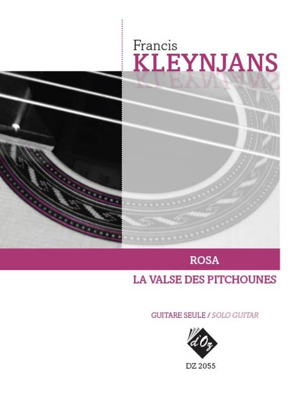 Rosa, La valse des Pitchounes  Gitarre  Buch