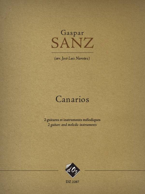 Canarios  2 Guitars and Melody Instruments  Partitur