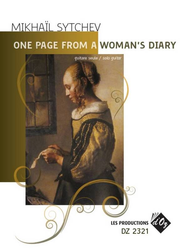 One Page from a Woman's Diary&nbsp;&nbsp;Gitarre&nbsp;&nbsp;Buch