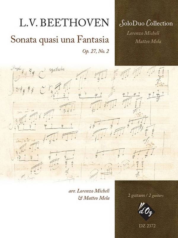Sonata quasi una fantasia, Op. 27, no. 2&nbsp;&nbsp;2 Gitarren&nbsp;&nbsp;Buch