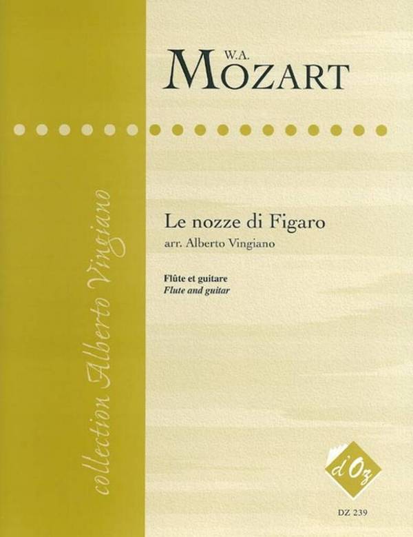 Le nozze di Figaro&nbsp;&nbsp;Flöte und Gitarre&nbsp;&nbsp;Buch