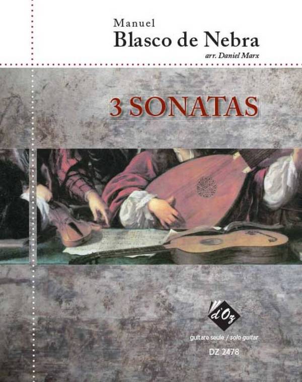 3 Sonatas (107, 108, 112)  Gitarre  Buch