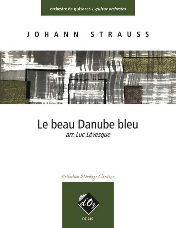 Le beau Danube bleu&nbsp;&nbsp;Guitar Orchestra&nbsp;&nbsp;Partitur + Stimmen