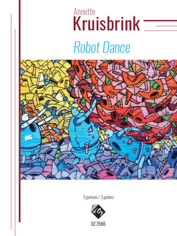 Robot Dance&nbsp;&nbsp;pour 3 guitares&nbsp;&nbsp;partition et parties