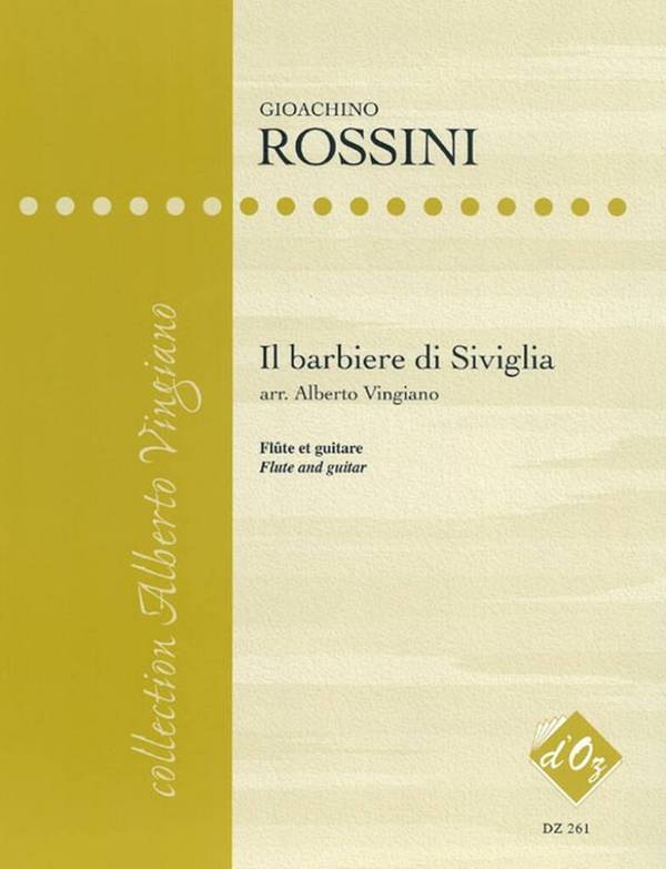 Il barbiere di Siviglia (2 livres)  Flöte und Gitarre  Buch