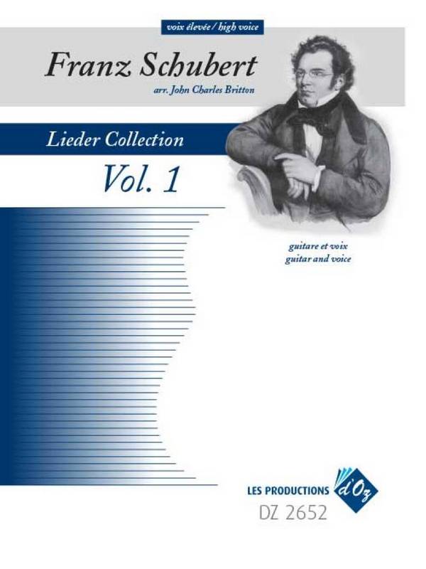 Lieder Collection, Vol. 1 - Voix Élevée&nbsp;&nbsp;Vocal and Guitar&nbsp;&nbsp;Buch