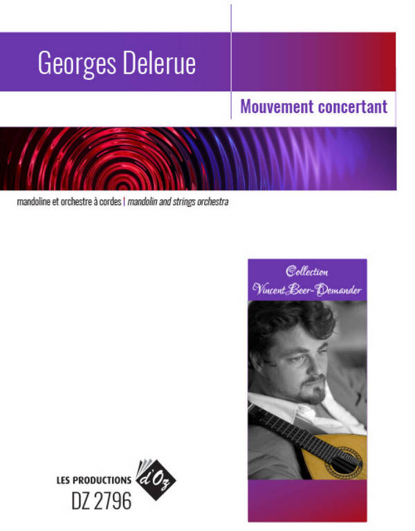 Mouvement Concertant&nbsp;&nbsp;Mandolin and String Orchestra&nbsp;&nbsp;Partitur + Stimmen