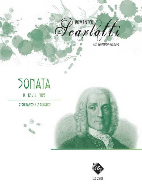 Sonata K. 12 / L. 489&nbsp;&nbsp;Guitar Duet&nbsp;&nbsp;Buch