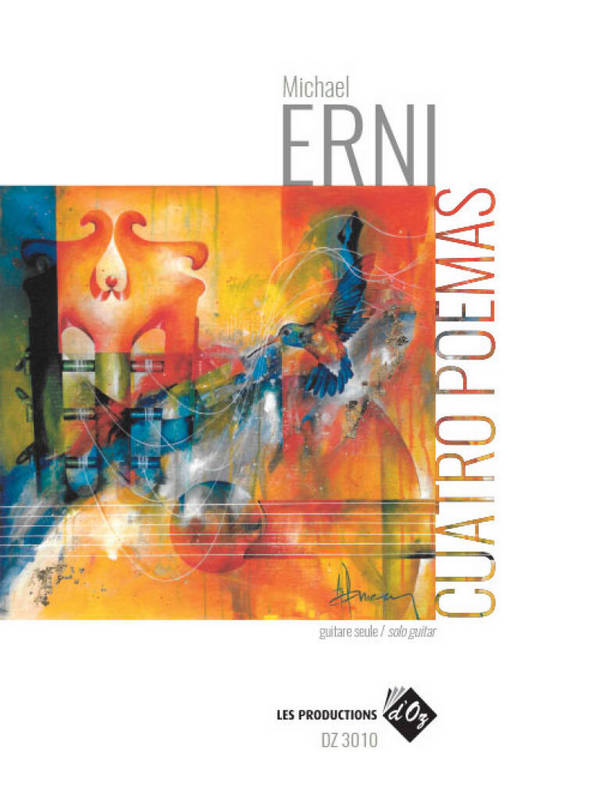 Cuatro Poemas  Gitarre  Buch