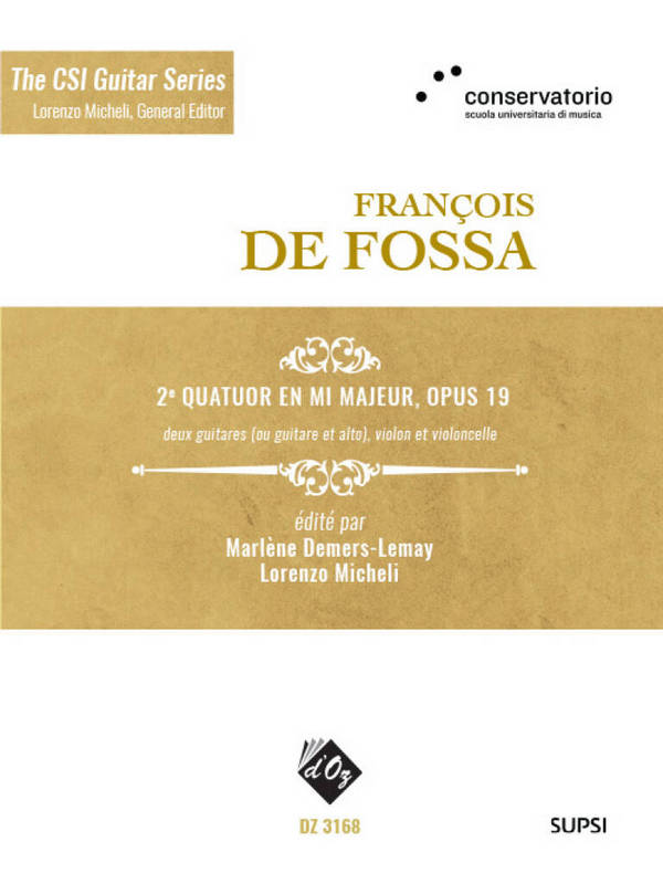 2e Quatuor En Mi Majeur&nbsp;&nbsp;Guitar Duet, Violin and Cello&nbsp;&nbsp;Stimmensatz