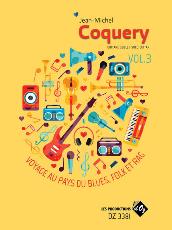 Voyage Au Pays Du Blues, Folk et Rag Vol. 3&nbsp;&nbsp;Gitarre&nbsp;&nbsp;Buch