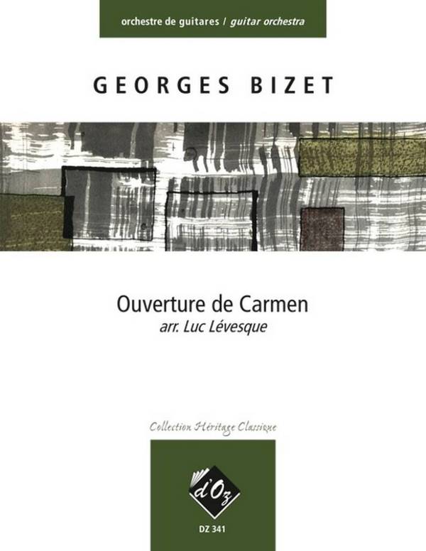 Ouverture de Carmen  Guitar Orchestra  Partitur + Stimmen