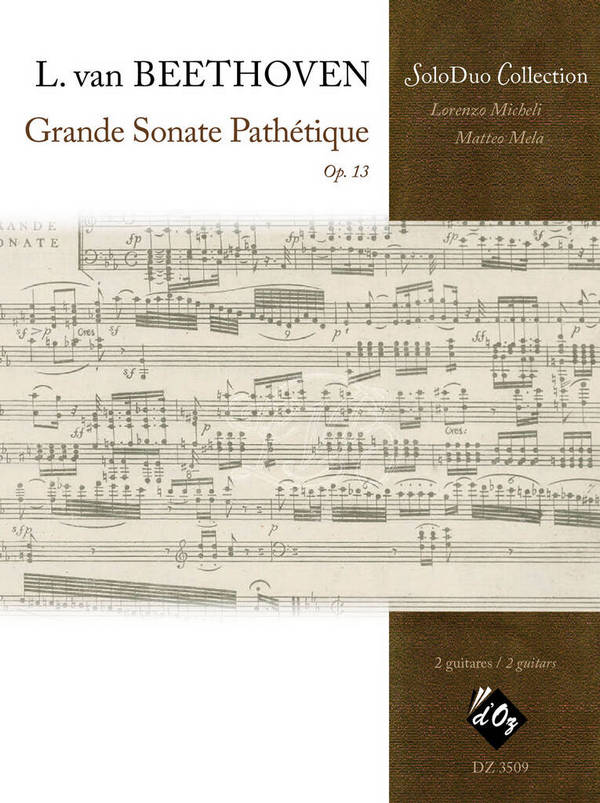 Grande Sonate Pathétique, Op. 13&nbsp;&nbsp;Guitar Duet&nbsp;&nbsp;Buch