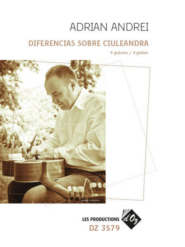 Diferencias Sobre Ciuleandra  Gitarrenquartett  Stimmensatz