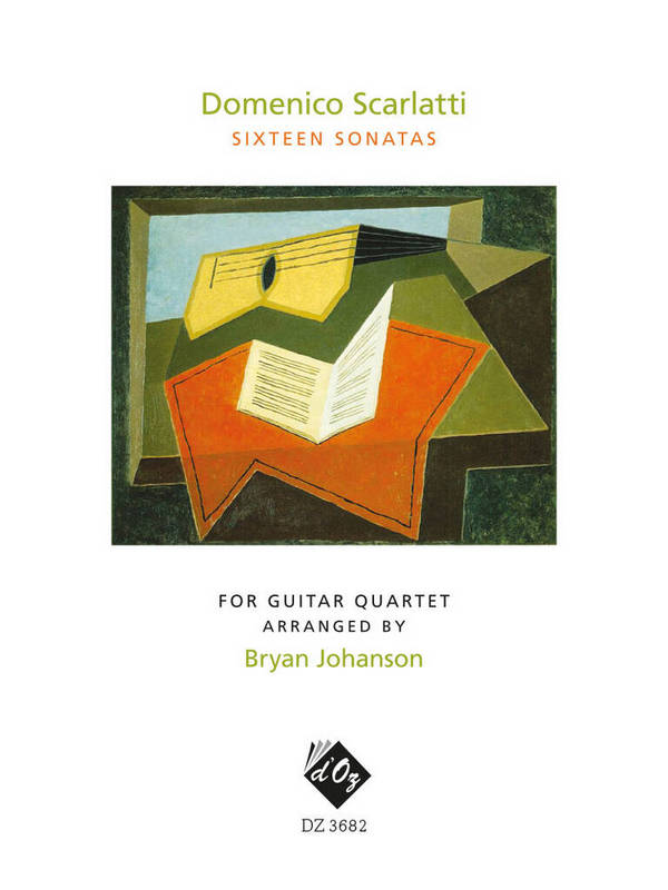 16 Sonatas  Gitarrenquartett  Stimmensatz